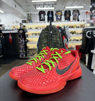 Nike Kobe 6 Proto Reverse Grinch Gs Sz 6 5y