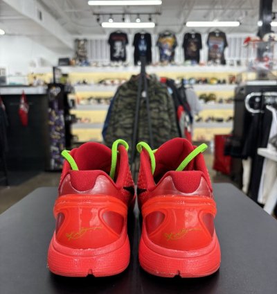 Nike Kobe 6 Proto Reverse Grinch Gs Sz 6 5y