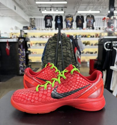 Nike Kobe 6 Proto Reverse Grinch Gs Sz 6 5y