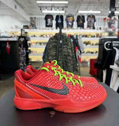 Nike Kobe 6 Proto Reverse Grinch Gs Sz 6 5y
