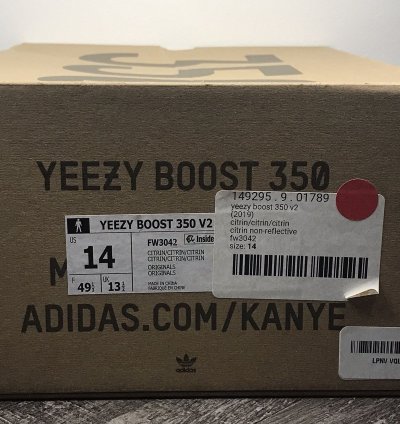 Adidas Yeezy Boost 350 V2 Citrin Non Reflective