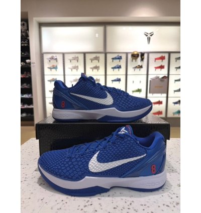 Nike Kobe 6 Protro Dodgers Game Royal Blue University Red