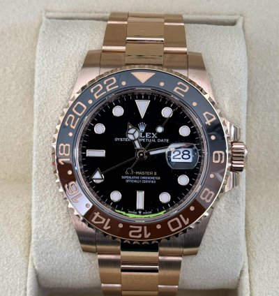 Rolex Gmt-master Ii Nuovo 2022 Oro Rosa Full Set Con Documenti Scatola Rolex