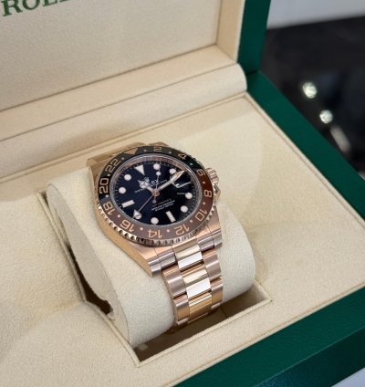 Rolex Gmt-master Ii Nuovo 2022 Oro Rosa Full Set Con Documenti Scatola Rolex
