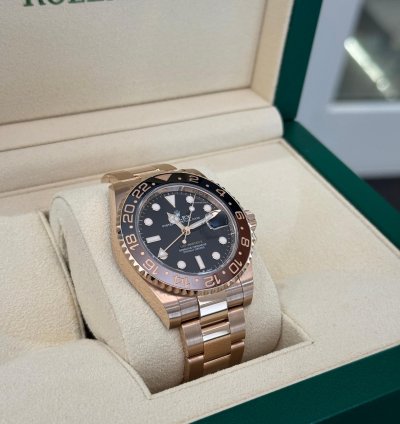 Rolex Gmt-master Ii Nuovo 2022 Oro Rosa Full Set Con Documenti Scatola Rolex