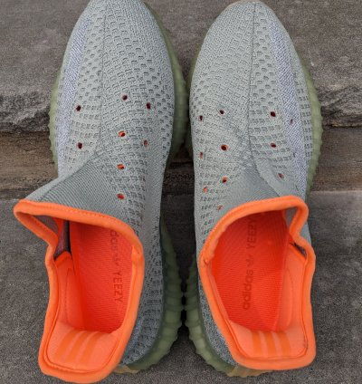 Adidas Yeezy Boost 350 V2 Desert Sage Size 10 5 Men Fx9035