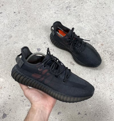 Adidas Yeezy Boost 350 V2 Mono Cinder Black Gx3791 Us9