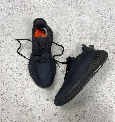 Adidas Yeezy Boost 350 V2 Mono Cinder Black Gx3791 Us9