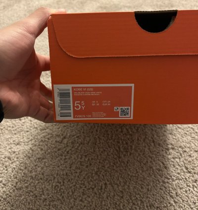 Nike Kobe 6 Sail All-star gs Size 5 5y