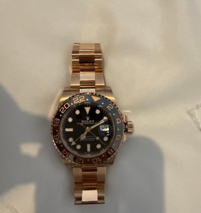 Rolex Gmt-master Ii Or Rose