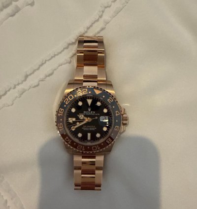 Rolex Gmt-master Ii Or Rose