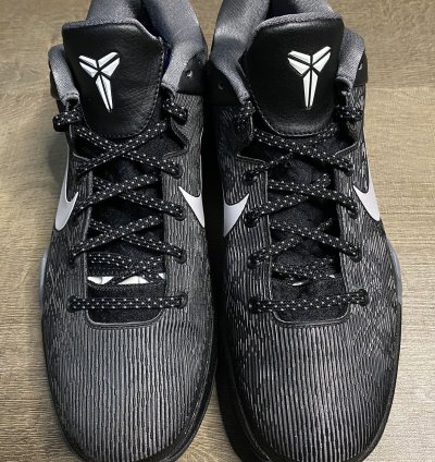 Nike Kobe 7 Black White Wolf Grey Sz 11