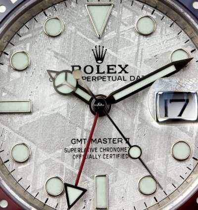 Rolex Gmt-master Ii Oyster Perpetual Gmt-master Ii 18kt White Gold Pepsi Meteorite 126719blro