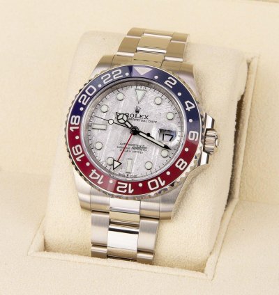 Rolex Gmt-master Ii Oyster Perpetual Gmt-master Ii 18kt White Gold Pepsi Meteorite 126719blro