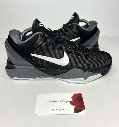 Nike Kobe 7 Black Wolf Grey 488371 001 Shoes Size 7