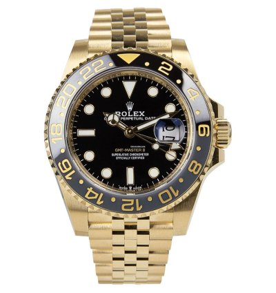Rolex Gmt-master Ii Oyster Perpetual Gmt-master Ii 18kt Yellow Gold 126718grnr