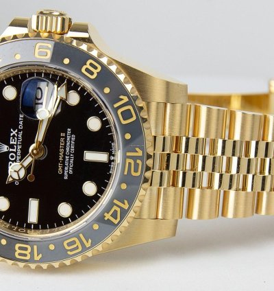 Rolex Gmt-master Ii Oyster Perpetual Gmt-master Ii 18kt Yellow Gold 126718grnr