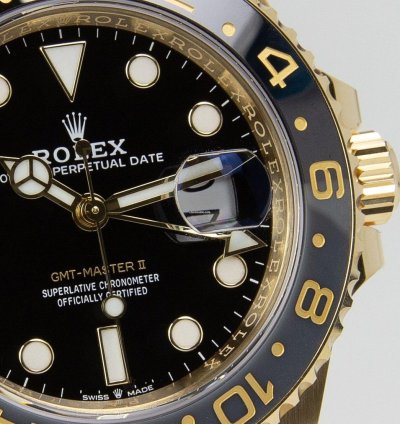 Rolex Gmt-master Ii Oyster Perpetual Gmt-master Ii 18kt Yellow Gold 126718grnr