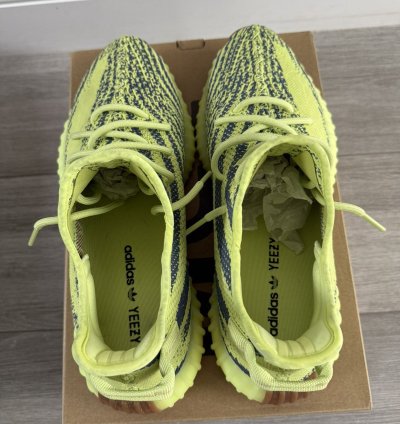 Adidas Yeezy Boost 350 V2 Semi Frozen Yellow B37572 Sz 12