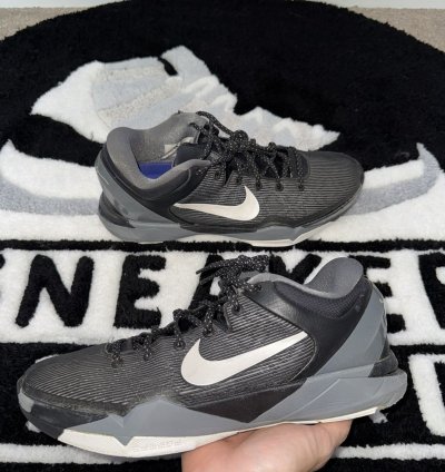Nike Kobe 7 System Black Wolf Grey size 10 5
