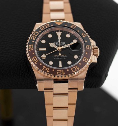 Rolex Gmt-master Ii Oyster Perpetual Gmt-master Ii Rose Gold 126715chnr