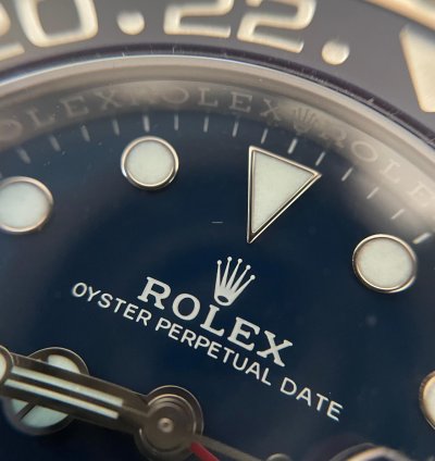 Rolex Gmt-master Ii Pepsi In White Gold Blue Dial 126719blro