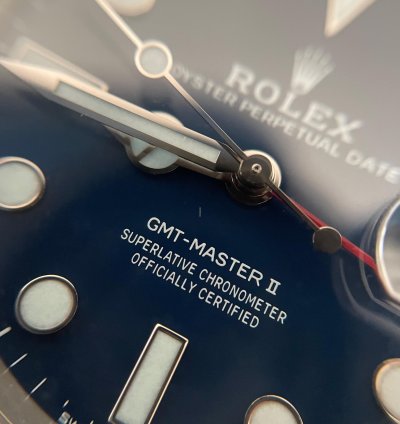 Rolex Gmt-master Ii Pepsi In White Gold Blue Dial 126719blro