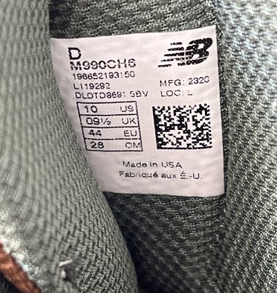 New Balance Miusa 990v6 Carhartt Wip
