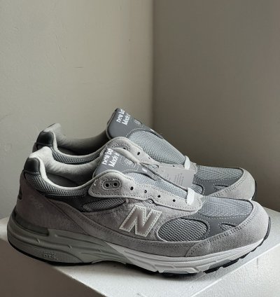 New Balance Mr993gl Og Grey Mesh Suede
