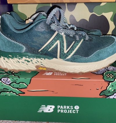 New Balance Parks Project Fresh Foam Hierro V7 Green Us12