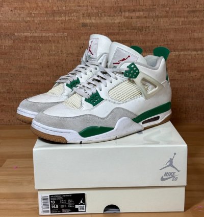 Air Jordan 4 Retro Sb Pine Green