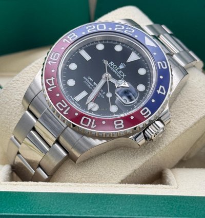 Rolex Gmt-master Ii Pepsi Unworn Full Set In Stock