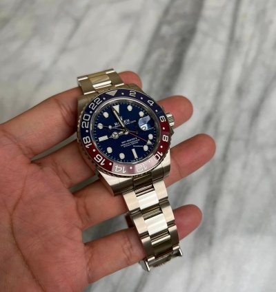 Rolex Gmt-master Ii Pepsi White Gold Blue Dial Bnib 2024