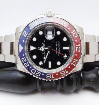 Rolex Gmt-master Ii Ref 116719blro White Gold 2016 Nos Full Stickers Full Set