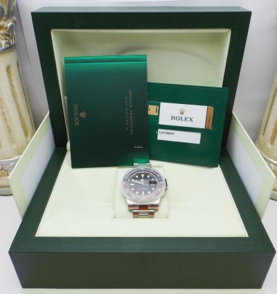 Rolex Gmt-master Ii Ref 116719blro White Gold 2016 Nos Full Stickers Full Set