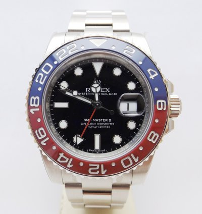 Rolex Gmt-master Ii Ref 116719blro White Gold 2016 Nos Full Stickers Full Set