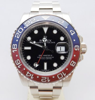 Rolex Gmt-master Ii Ref 116719blro White Gold 2016 Nos Full Stickers Full Set