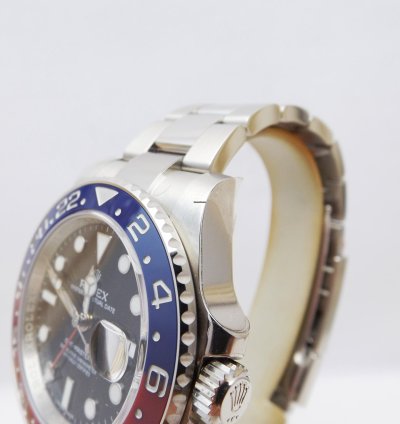Rolex Gmt-master Ii Ref 116719blro White Gold 2016 Nos Full Stickers Full Set