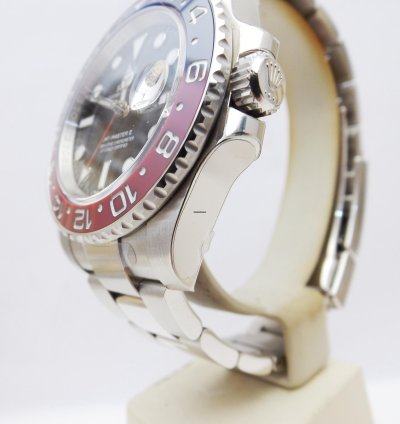 Rolex Gmt-master Ii Ref 116719blro White Gold 2016 Nos Full Stickers Full Set