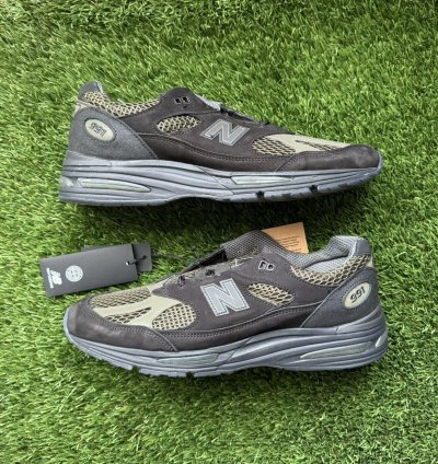 New Balance Stone Island 991v2 Made In Uk Black Size 12