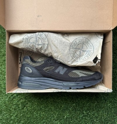 New Balance Stone Island 991v2 Made In Uk Black Size 12