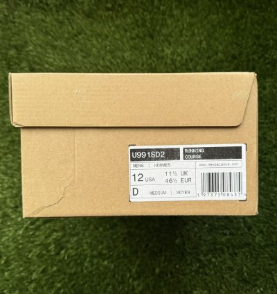New Balance Stone Island 991v2 Made In Uk Black Size 12
