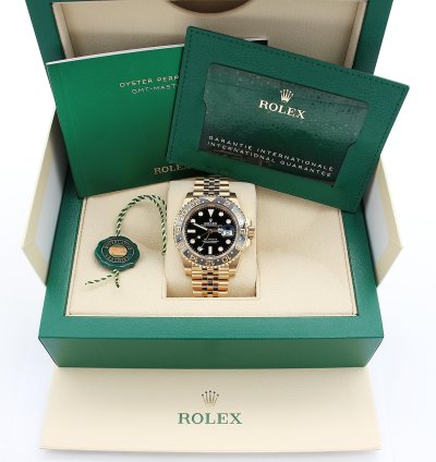 Rolex Gmt-master Ii Ref 126718grnr - 18k Gold Jubilee Bracelet - Full Set New 2023