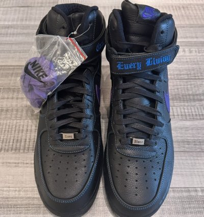 Sample Nike Air Force 1 Af1 High Vlone Purple Blue Size 12