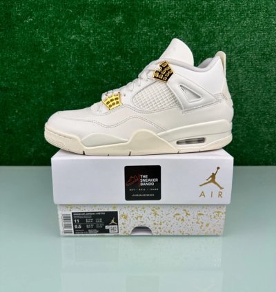Air Jordan 4 Retro Metallic Gold