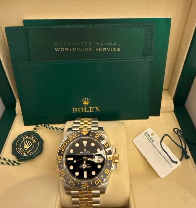 Rolex Gmt-master Ii Rel Gio Novo Com Opcionais Completos
