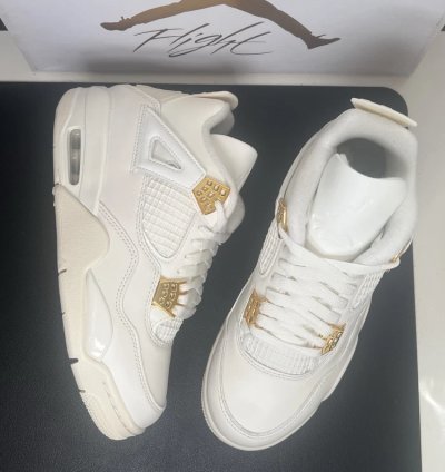 Air Jordan 4 Retro Metallic Gold