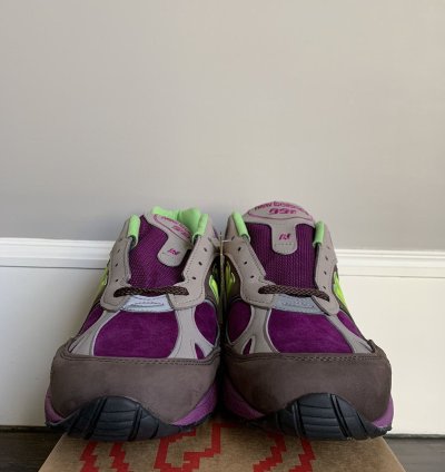New Balance Stray Rats 991 Purple Green M991srg