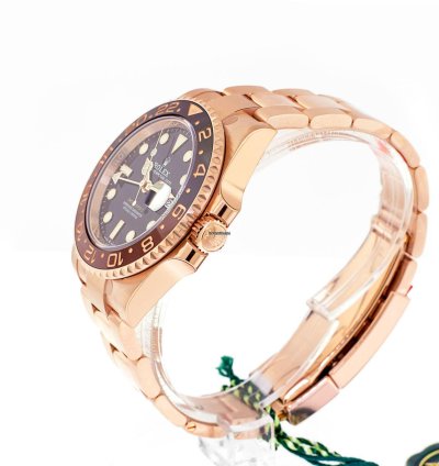 Rolex Gmt-master Ii Root Beer 40mm Everose Gold Black Dial Brown Black Bezel 126715chn