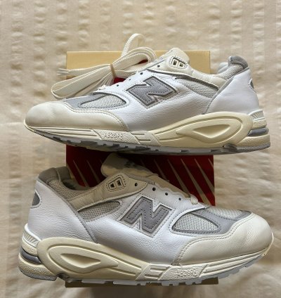 New Balance Teddy Santis 990v2 Sea Salt Size 10